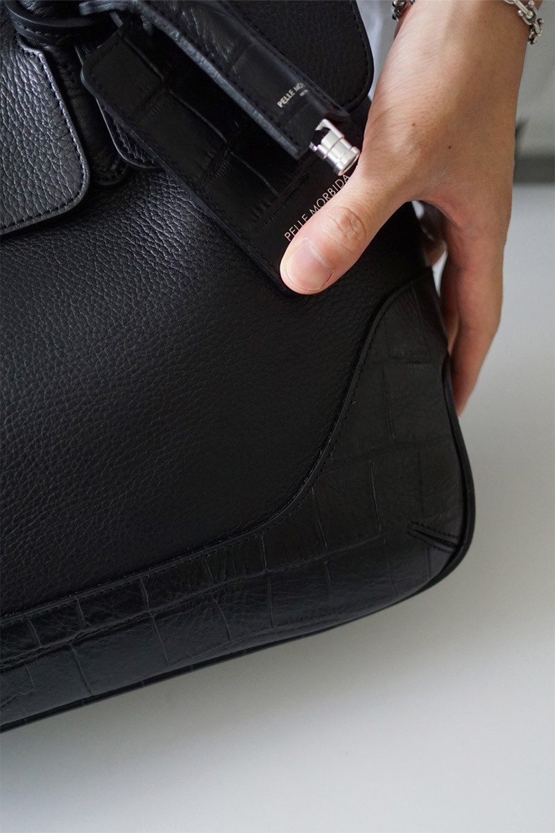 PELLE MORBIDA ペッレモルビダ Maiden Voyage メイデン ボヤージュ （センティーレワン別注モデル） フラップトートバッグ PMO-SOMB055AELE