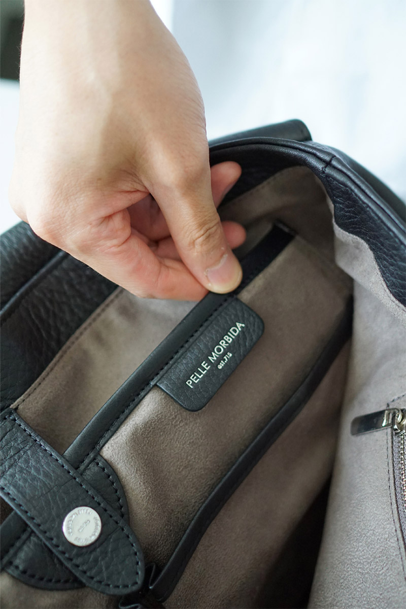 PELLE MORBIDA ペッレモルビダ Maiden Voyage メイデン ボヤージュ （センティーレワン別注モデル） フラップトートバッグ PMO-SOMB055AELE