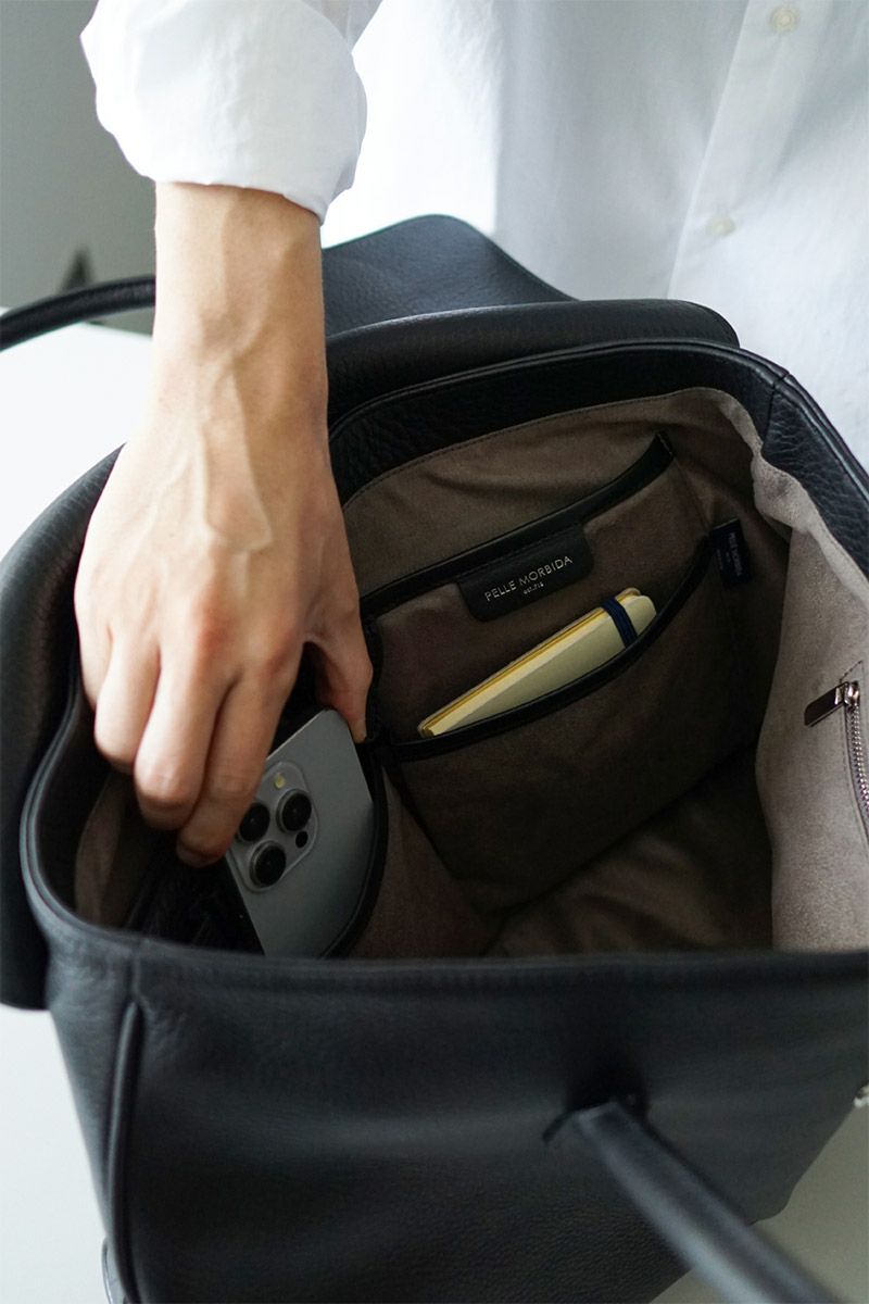 PELLE MORBIDA ペッレモルビダ Maiden Voyage メイデン ボヤージュ （センティーレワン別注モデル） フラップトートバッグ PMO-SOMB055AELE