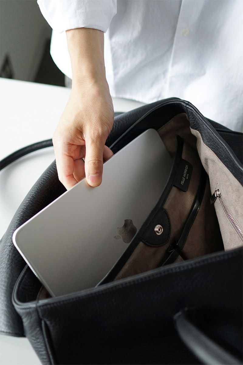 PELLE MORBIDA ペッレモルビダ Maiden Voyage メイデン ボヤージュ （センティーレワン別注モデル） フラップトートバッグ PMO-SOMB055AELE