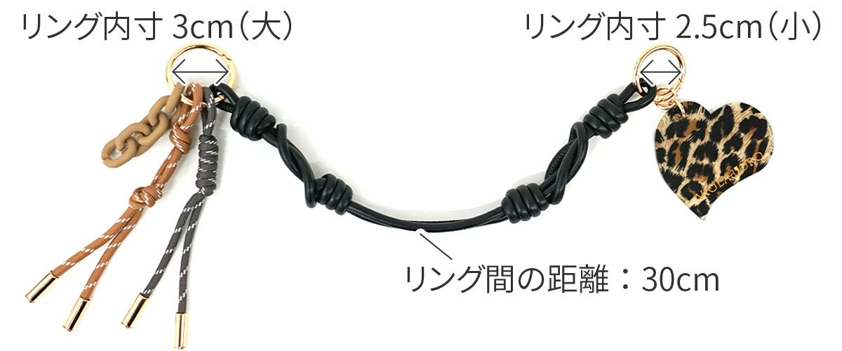 VIOLAd'ORO ヴィオラドーロ BIANCA ビアンカ バッグチャーム V-5078