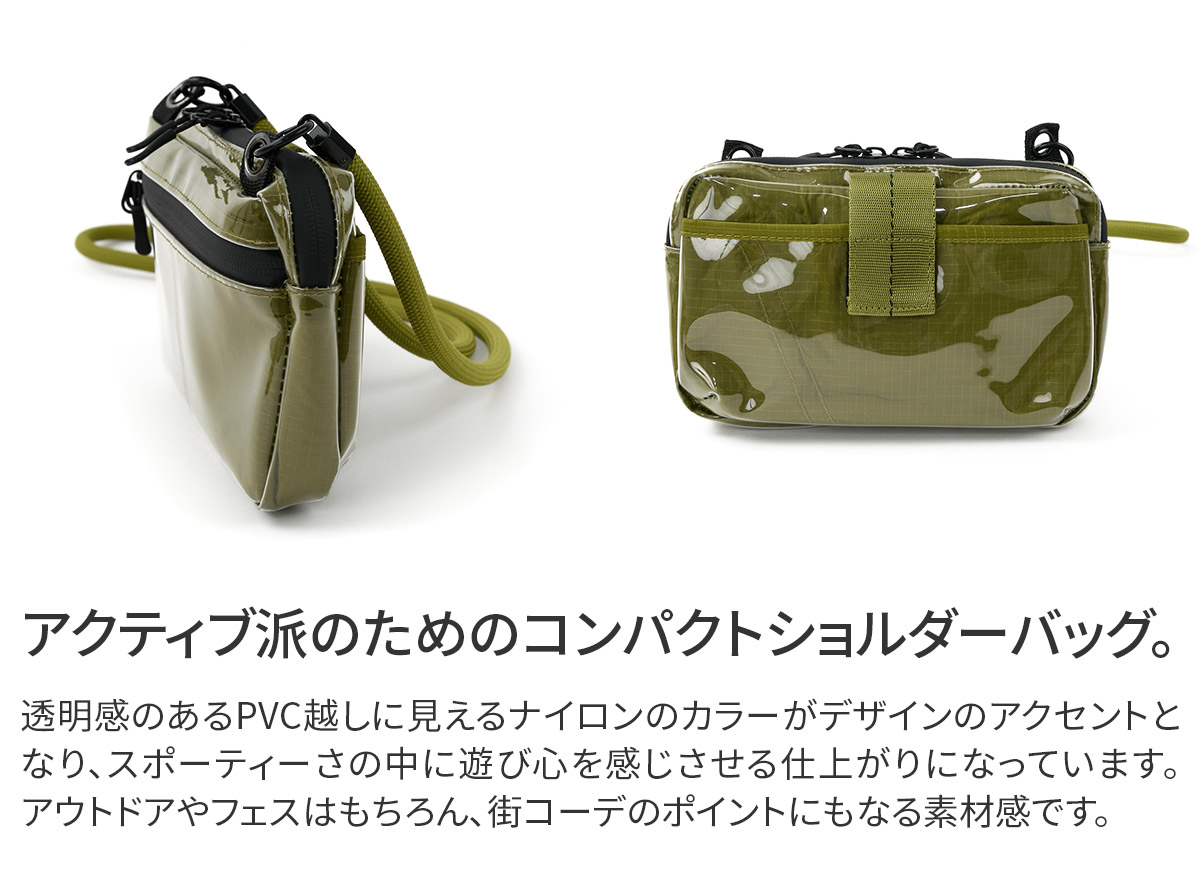 BAGGY'S ANNEX バギーズアネックス CLEAR RIPSTOP クリア リップストップ ミニショルダーバッグ LWL-3000