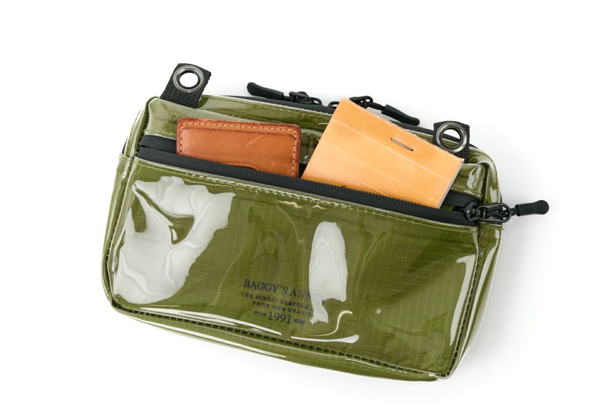 BAGGY'S ANNEX バギーズアネックス CLEAR RIPSTOP クリア リップストップ ミニショルダーバッグ LWL-3000