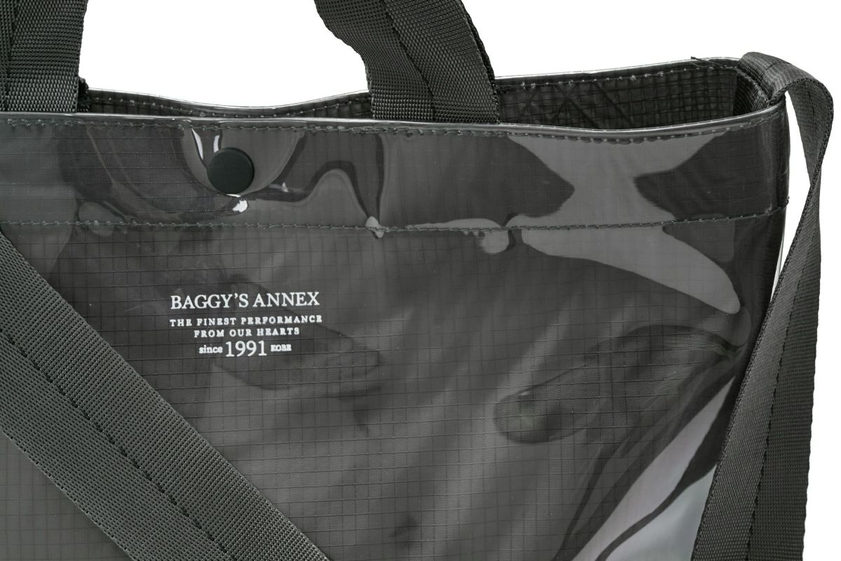 BAGGY'S ANNEX バギーズアネックス CLEAR RIPSTOP クリア リップストップ 2WAYトートショルダーバッグ（小） LWL-3001