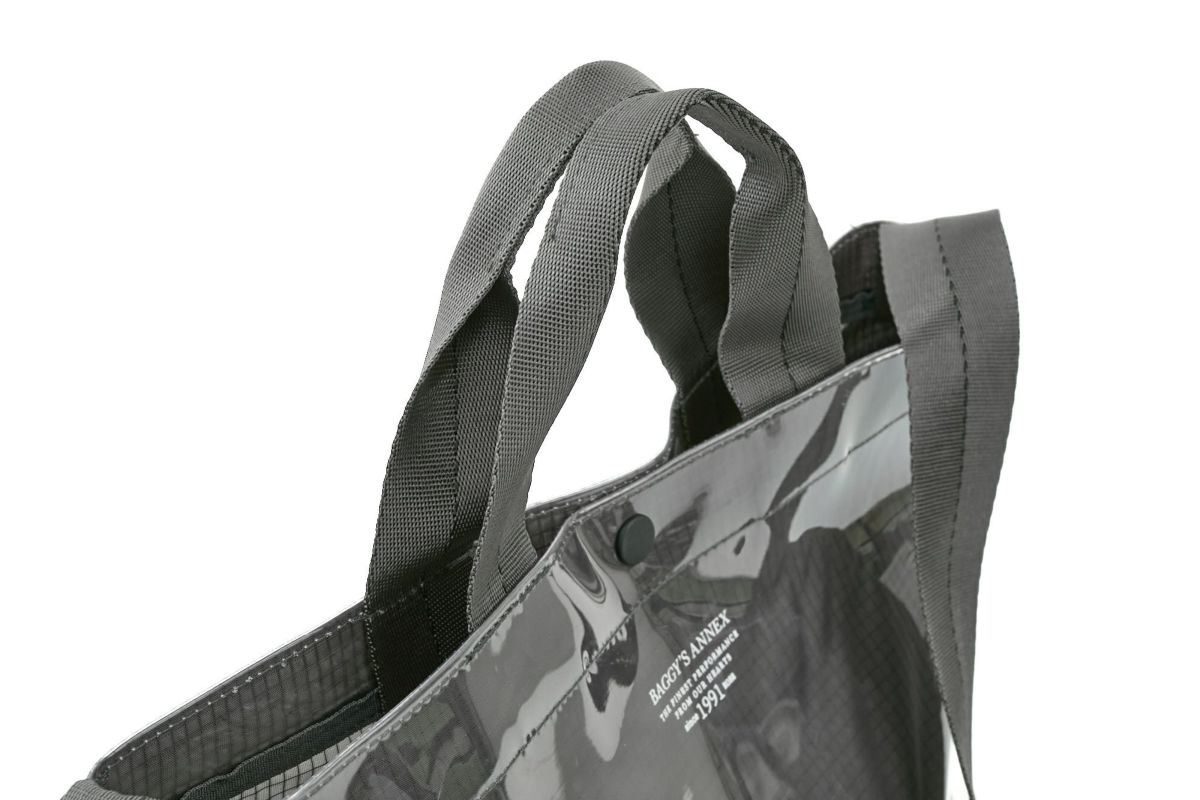 BAGGY'S ANNEX バギーズアネックス CLEAR RIPSTOP クリア リップストップ 2WAYトートショルダーバッグ（小） LWL-3001