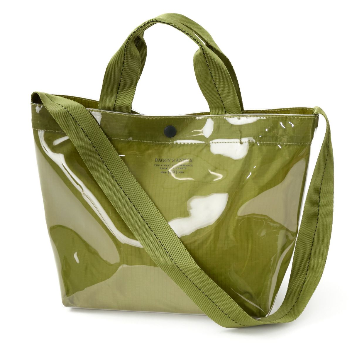 BAGGY'S ANNEX バギーズアネックス CLEAR RIPSTOP クリア リップストップ 2WAYトートショルダーバッグ（小） LWL-3001