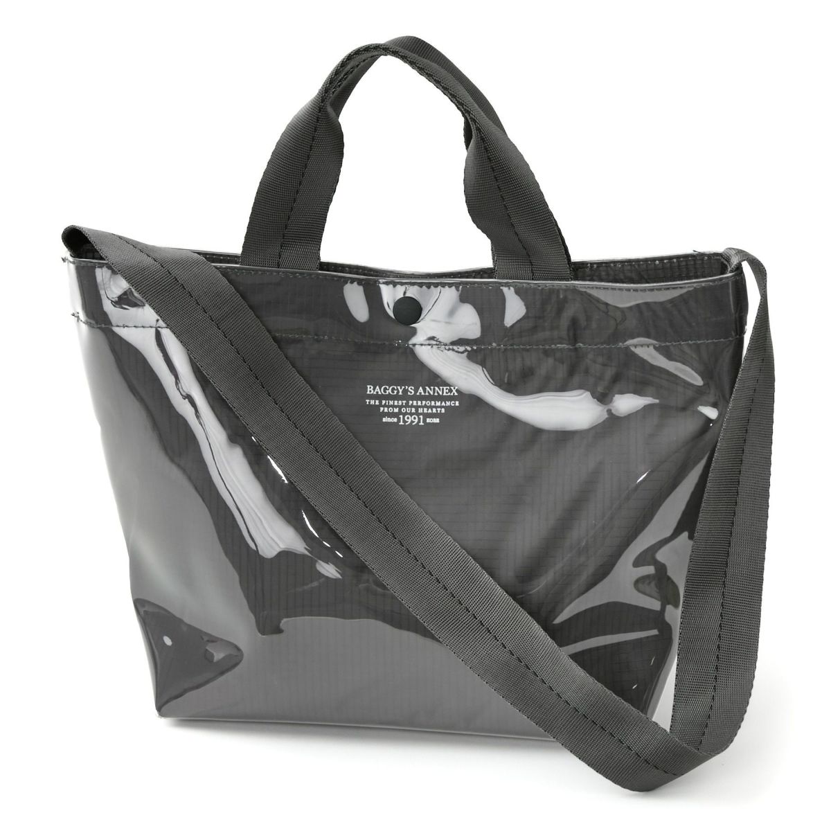 BAGGY'S ANNEX バギーズアネックス CLEAR RIPSTOP クリア リップストップ 2WAYトートショルダーバッグ（小） LWL-3001