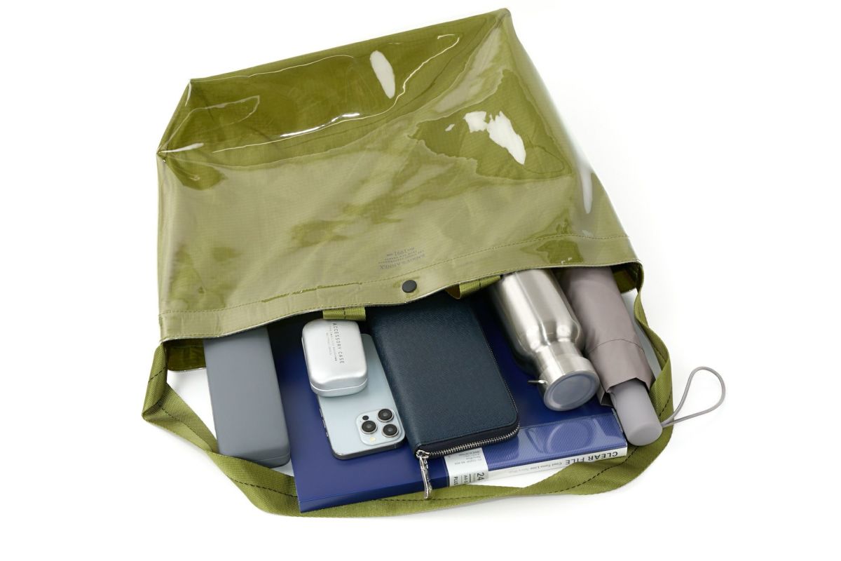 BAGGY'S ANNEX バギーズアネックス CLEAR RIPSTOP クリア リップストップ 2WAYトートショルダーバッグ（大） LWL-3002