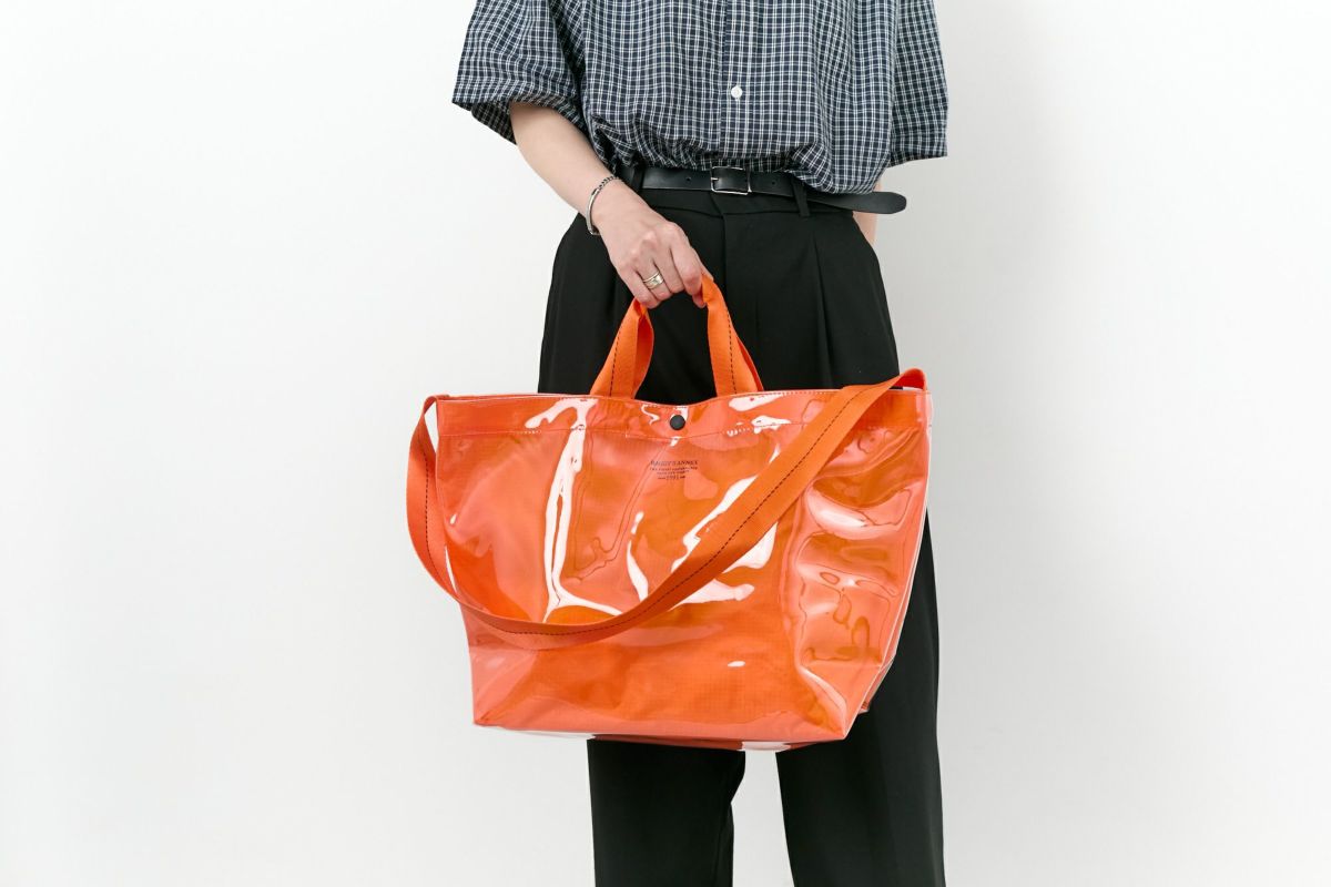 BAGGY'S ANNEX バギーズアネックス CLEAR RIPSTOP クリア リップストップ 2WAYトートショルダーバッグ（大） LWL-3002