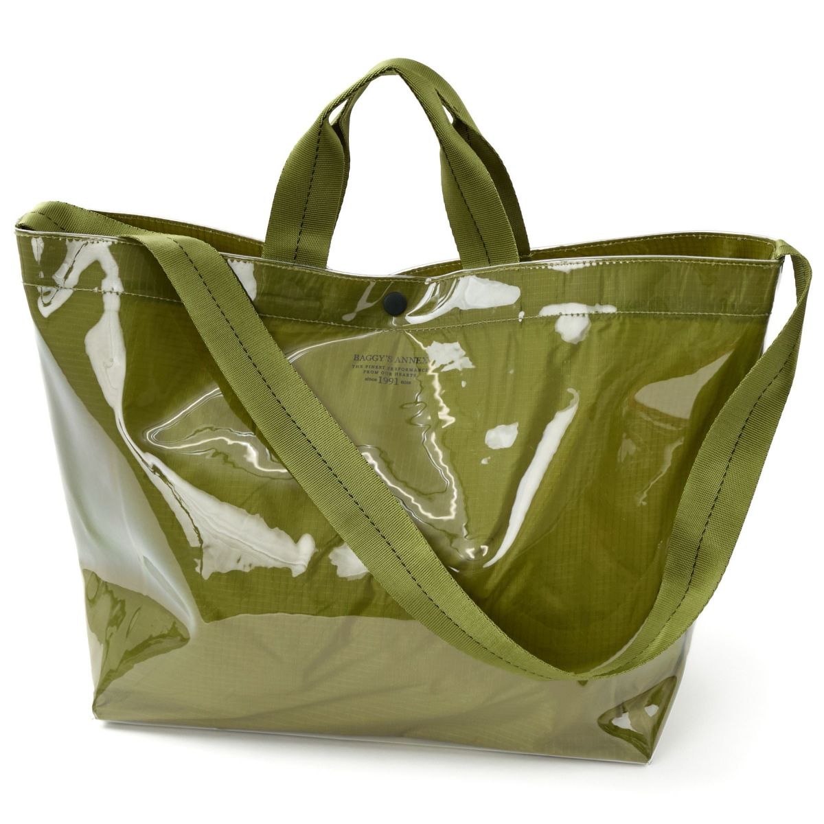 BAGGY'S ANNEX バギーズアネックス CLEAR RIPSTOP クリア リップストップ 2WAYトートショルダーバッグ（大） LWL-3002