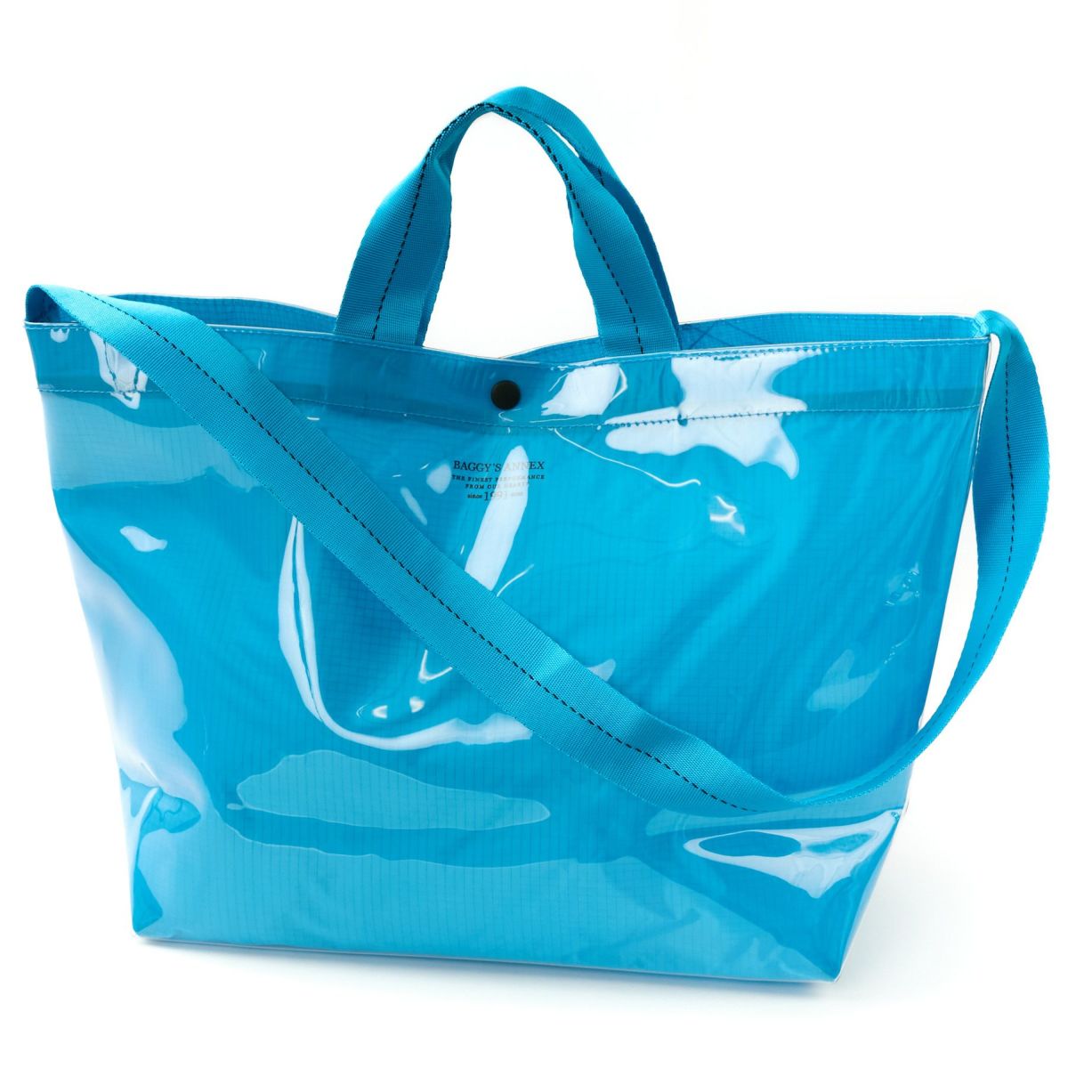 BAGGY'S ANNEX バギーズアネックス CLEAR RIPSTOP クリア リップストップ 2WAYトートショルダーバッグ（大） LWL-3002