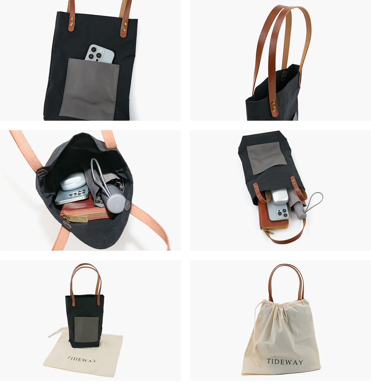 TIDEWAY タイドウェイ NYLON TOTE（S） T3157