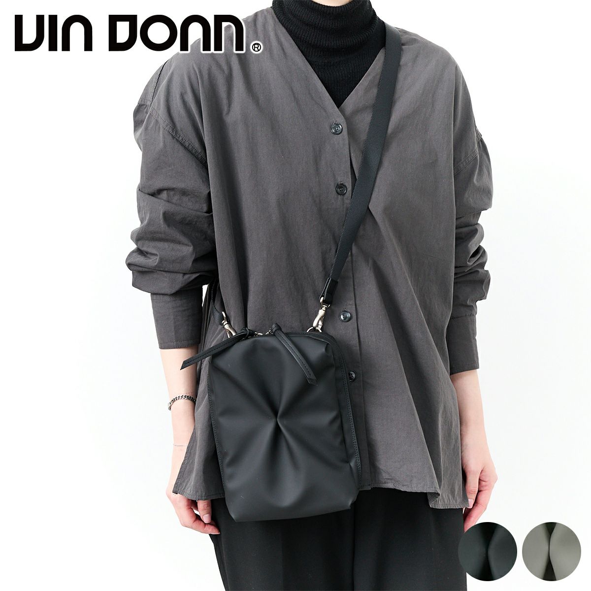 VIA DOAN ヴィア ドアン Pincer パンセ 縦長ミニショルダーバッグ 2307