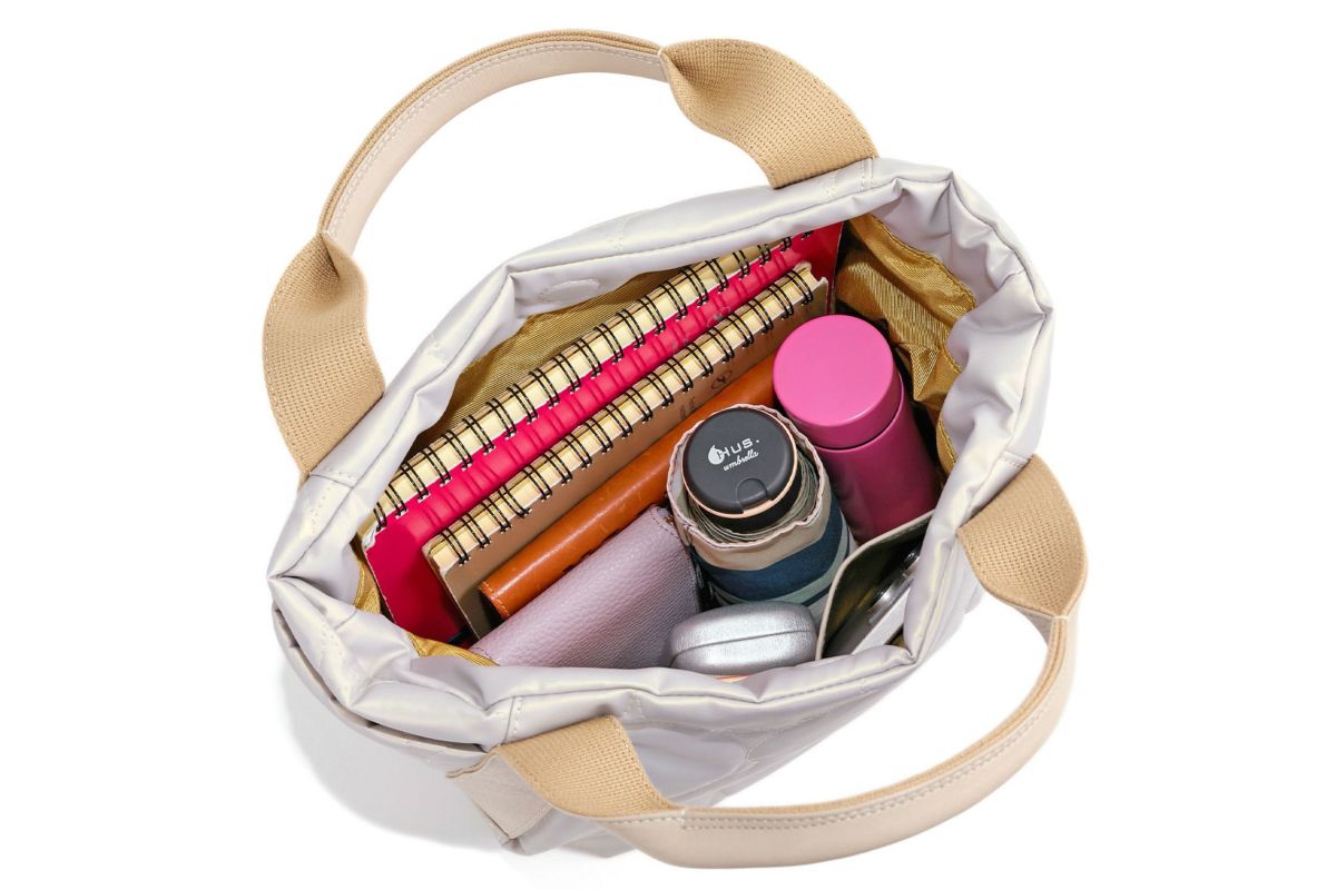 VIA DOAN ヴィア ドアン Parrot パロット 太マチ手さげバッグ 1286