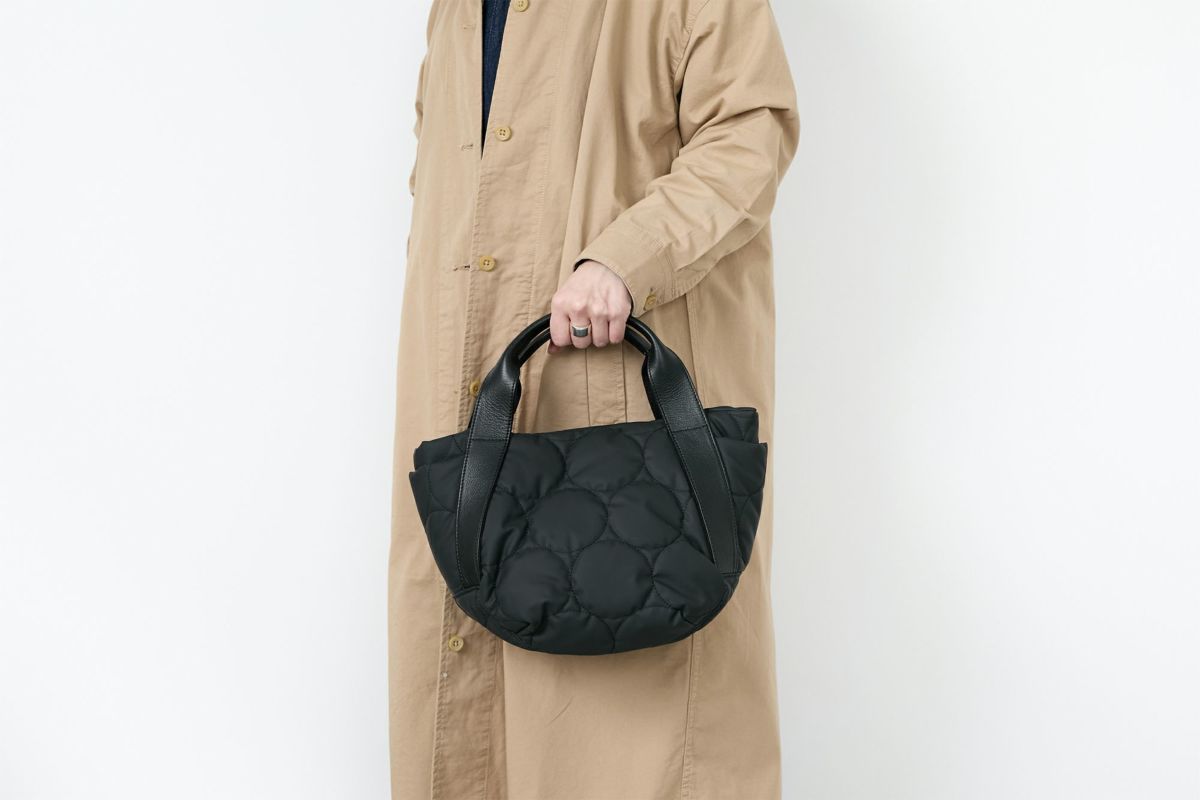 VIA DOAN ヴィア ドアン Parrot パロット 太マチ手さげバッグ 1286