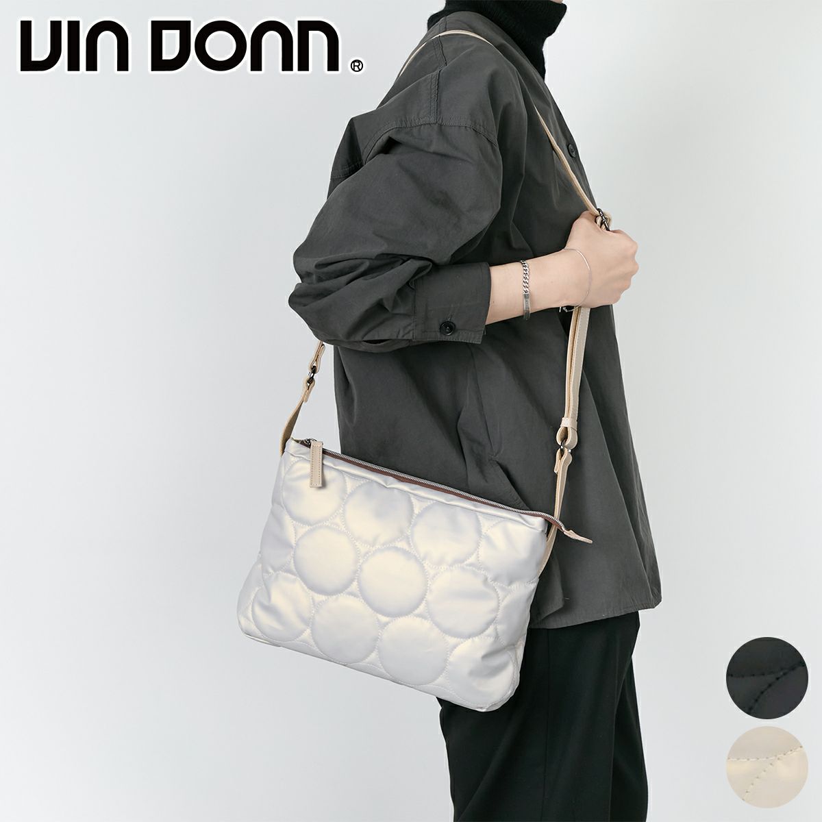 VIA DOAN ヴィア ドアン Parrot パロット 薄マチショルダーバッグ 1282