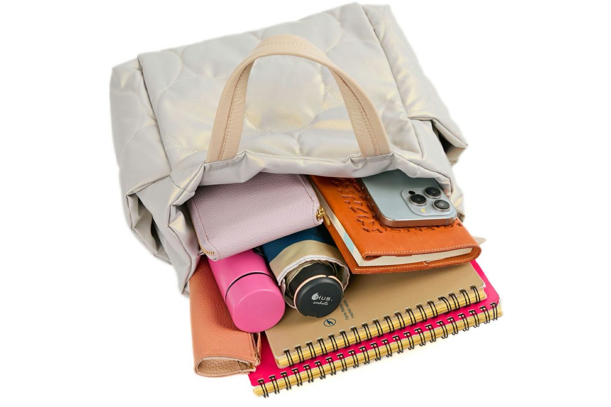 VIA DOAN ヴィア ドアン Parrot パロット あおり型手さげバッグ 1275