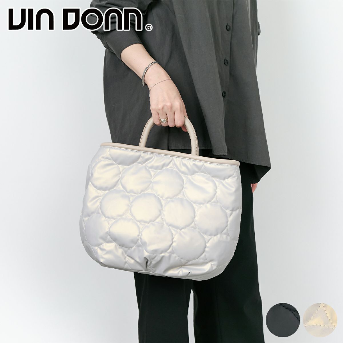 VIA DOAN ヴィア ドアン Parrot パロット 横型手さげバッグ 1274