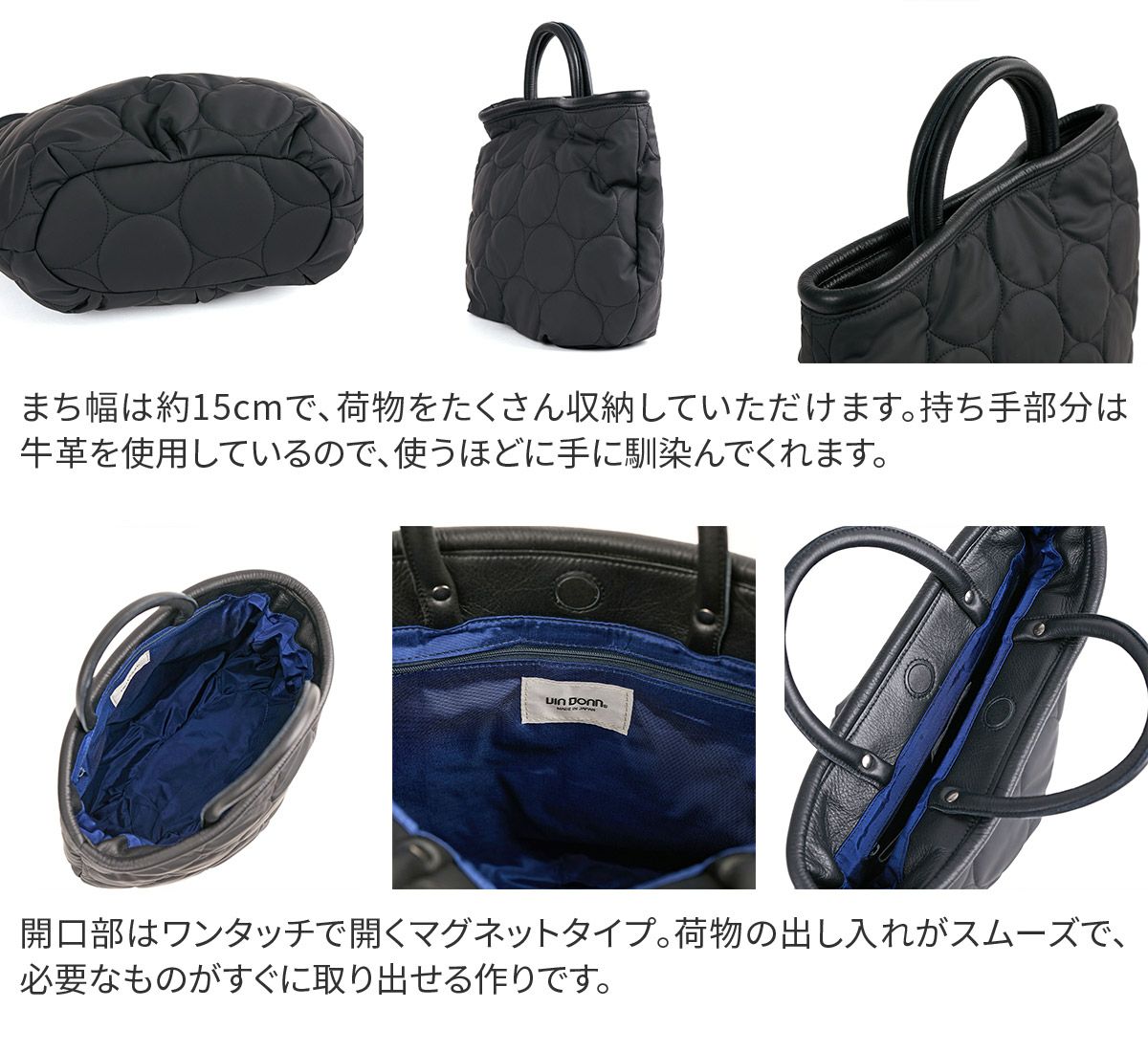 VIA DOAN ヴィア ドアン Parrot パロット 横型手さげバッグ 1274