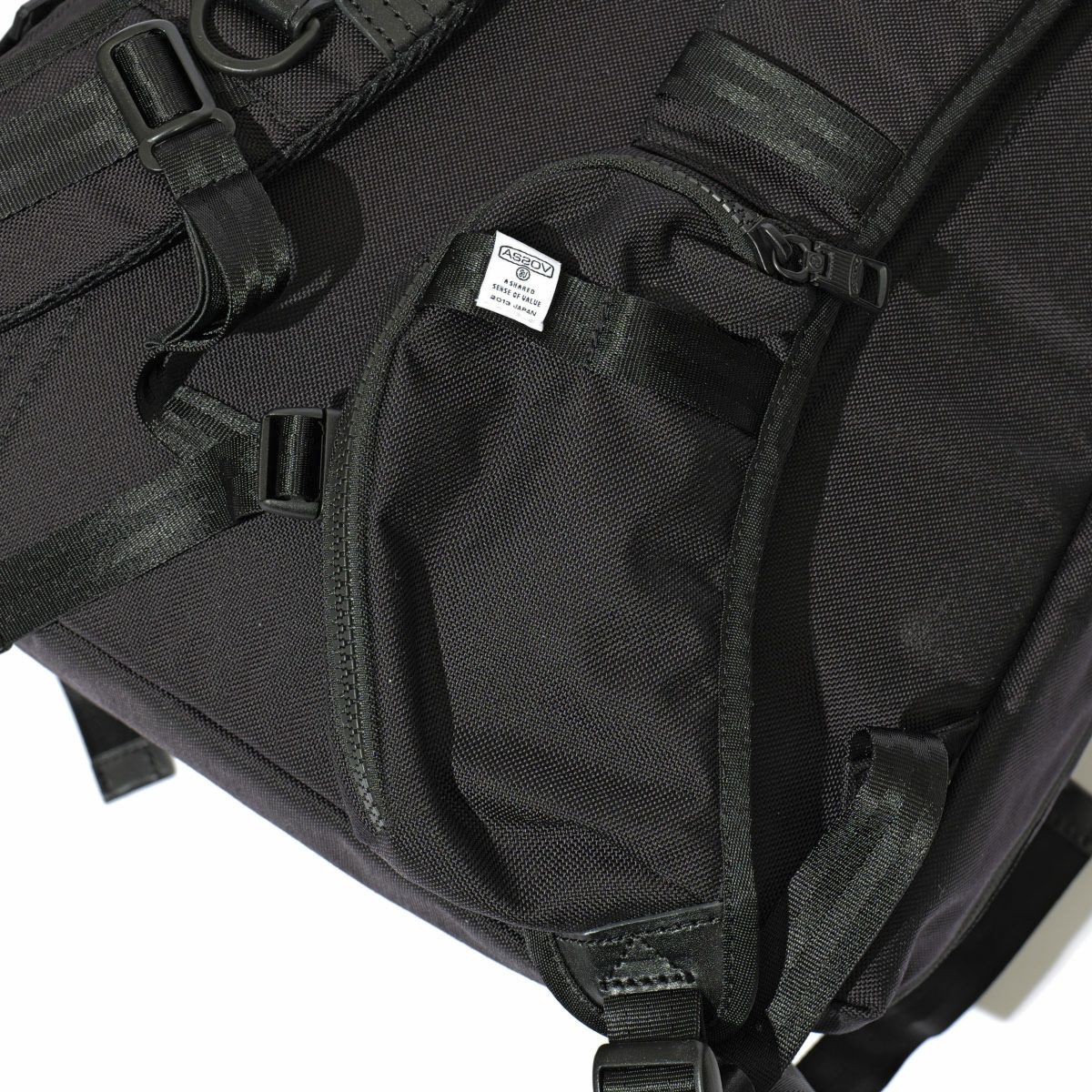 AS2OV アッソブ EXCLUSIVE BALLISTIC NYLON バリスティックナイロン 2ポケット デイパック 062300