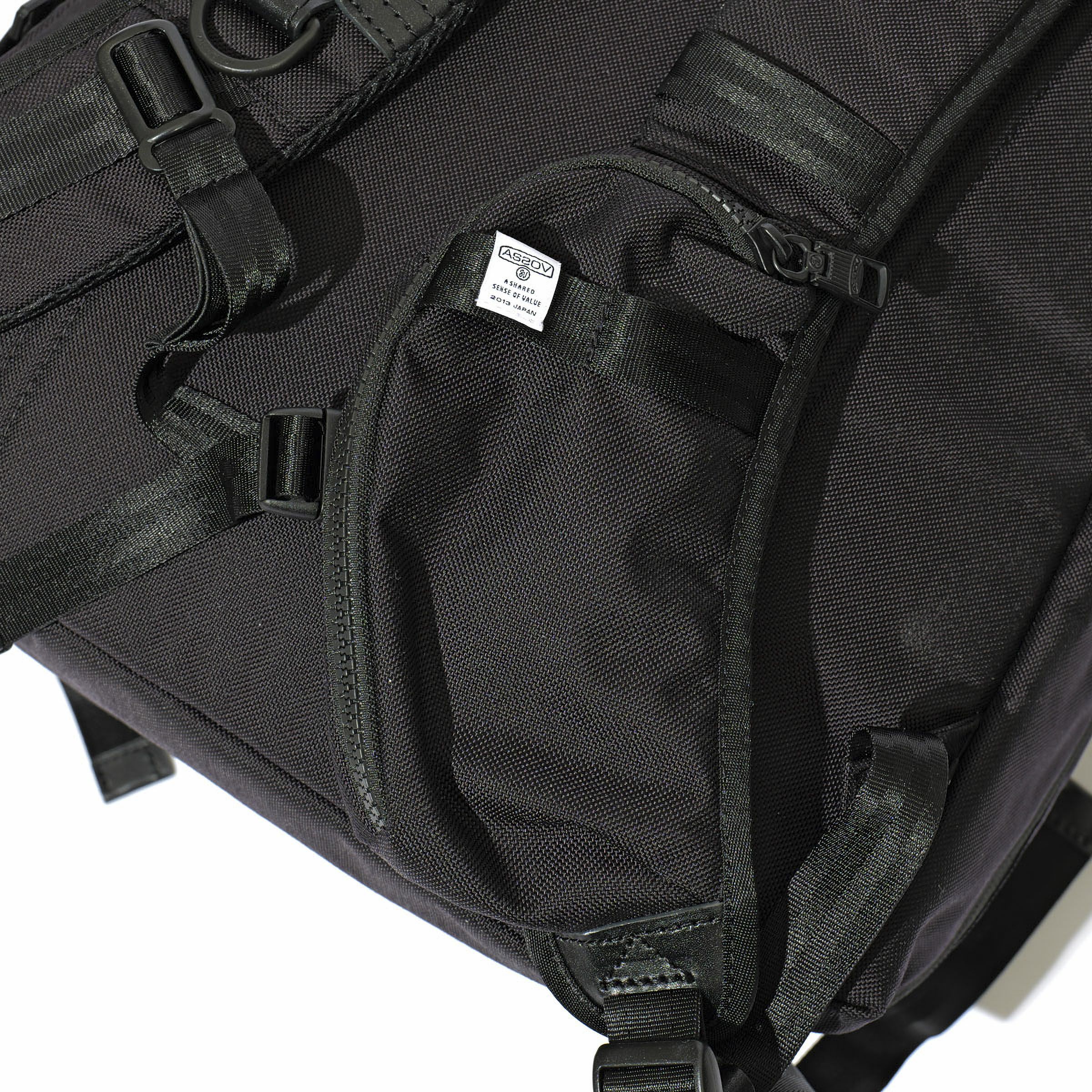 AS2OV アッソブ EXCLUSIVE BALLISTIC NYLON バリスティックナイロン 2ポケット デイパック 062300