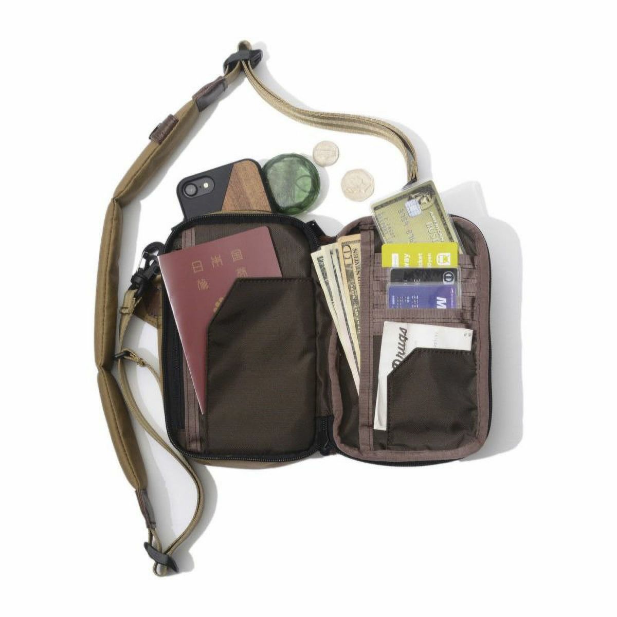 AS2OV アッソブ CORDURA DOBBY 305D コーデュラ ドビー305D ウォレットショルダー 062100