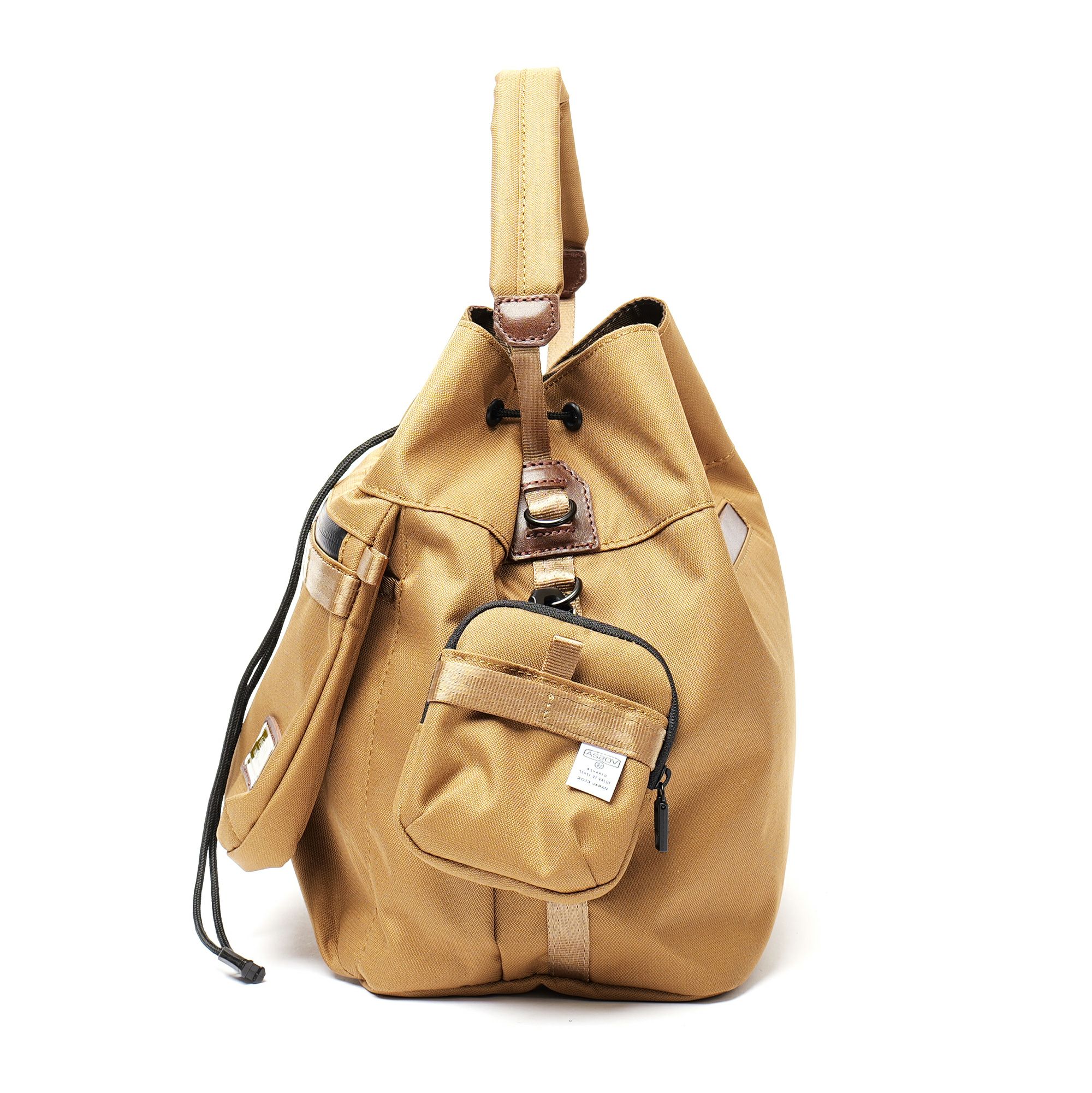 AS2OV アッソブ CORDURA DOBBY 305D コーデュラ ドビー305D ドローストリング ショルダー 061423