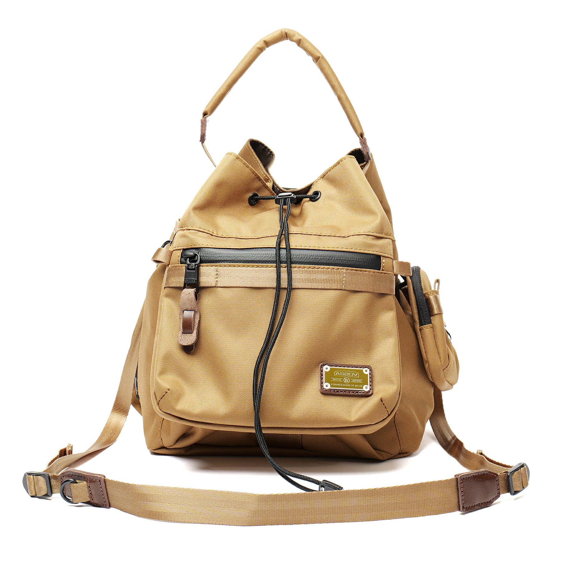 AS2OV アッソブ CORDURA DOBBY 305D コーデュラ ドビー305D ドローストリング ショルダー 061423
