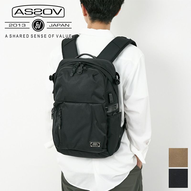 AS2OV アッソブ CORDURA DOBBY 305D コーデュラ ドビー305D S/D バックパック 061421