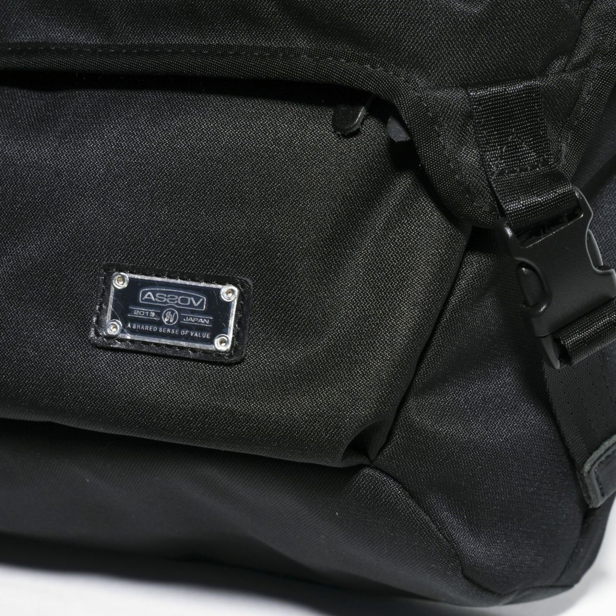 AS2OV アッソブ CORDURA DOBBY 305D コーデュラ ドビー305D メッセンジャーバッグ 061419
