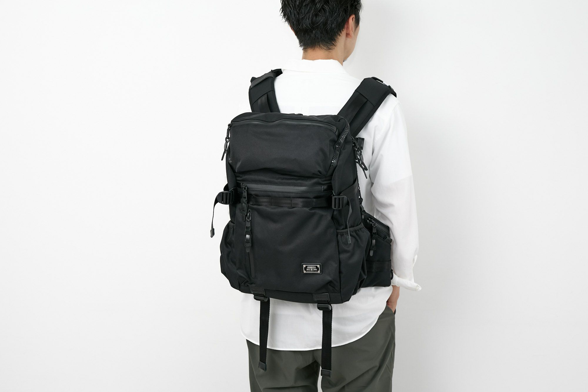 AS2OV アッソブ CORDURA DOBBY 305D コーデュラ ドビー305D ラウンドジップ バックパック S 061418