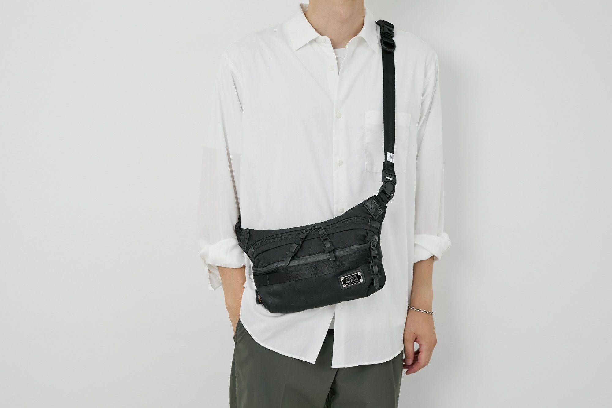 AS2OV アッソブ CORDURA DOBBY 305D コーデュラ ドビー305D ファニーパック 061416
