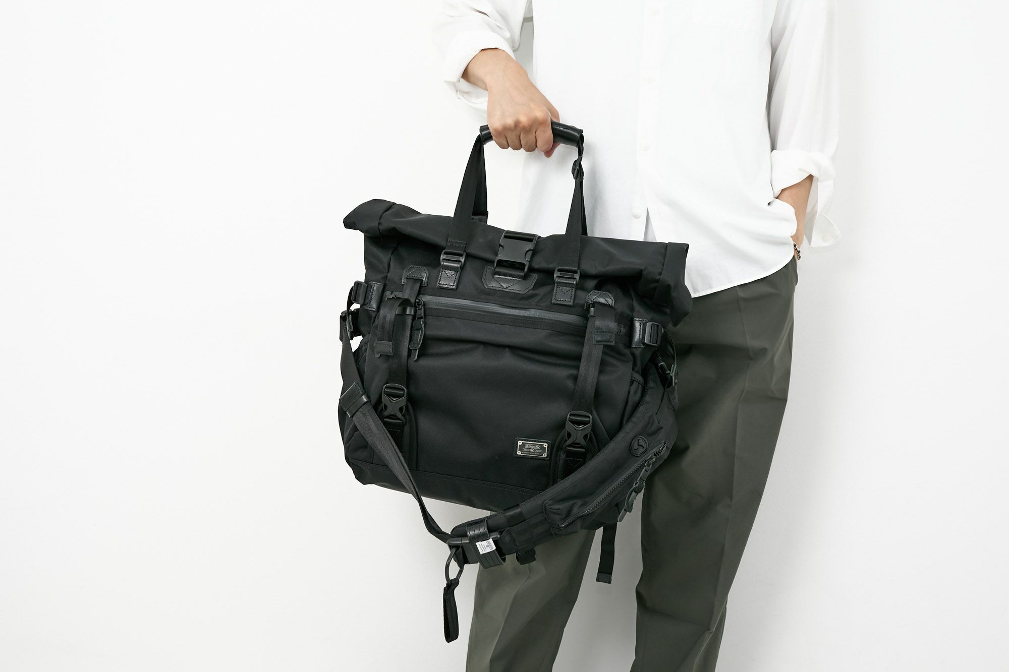 AS2OV アッソブ CORDURA DOBBY 305D コーデュラ ドビー305D 2WAYバッグ S 061415