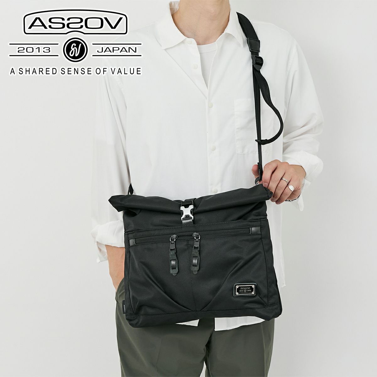 AS2OV アッソブ CORDURA DOBBY 305D コーデュラ ドビー305D ミニショルダー 061414