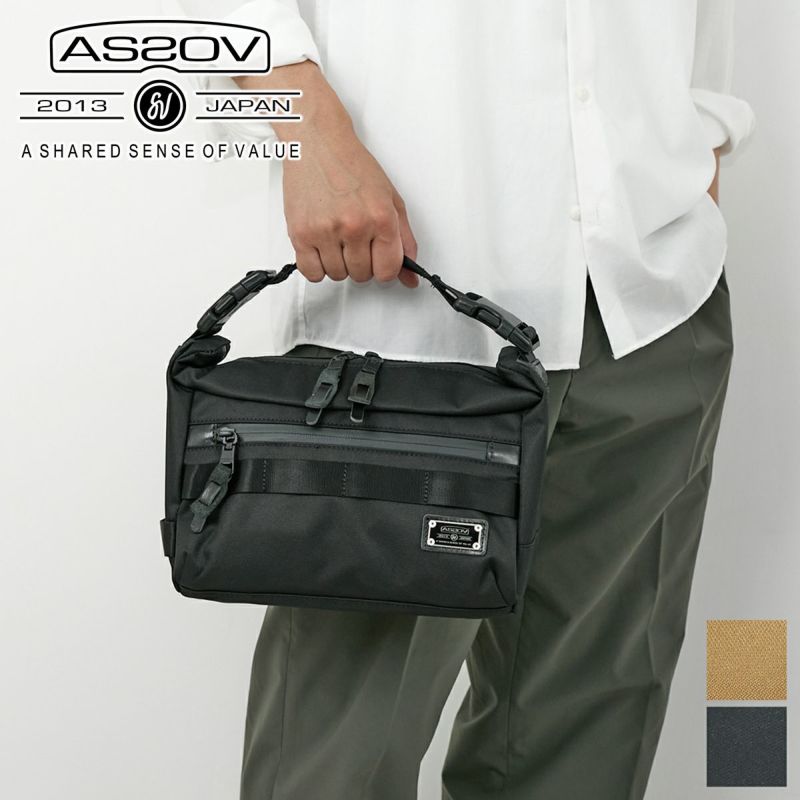 AS2OV アッソブ CORDURA DOBBY 305D コーデュラ ドビー305D 2WAYバッグ S 061412