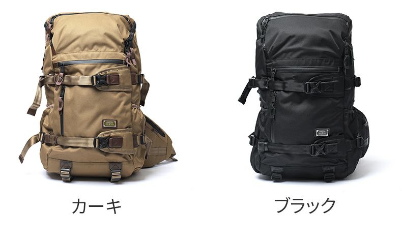 AS2OV アッソブ CORDURA DOBBY 305D コーデュラ ドビー305D ラウンドジップ バックパック 061409