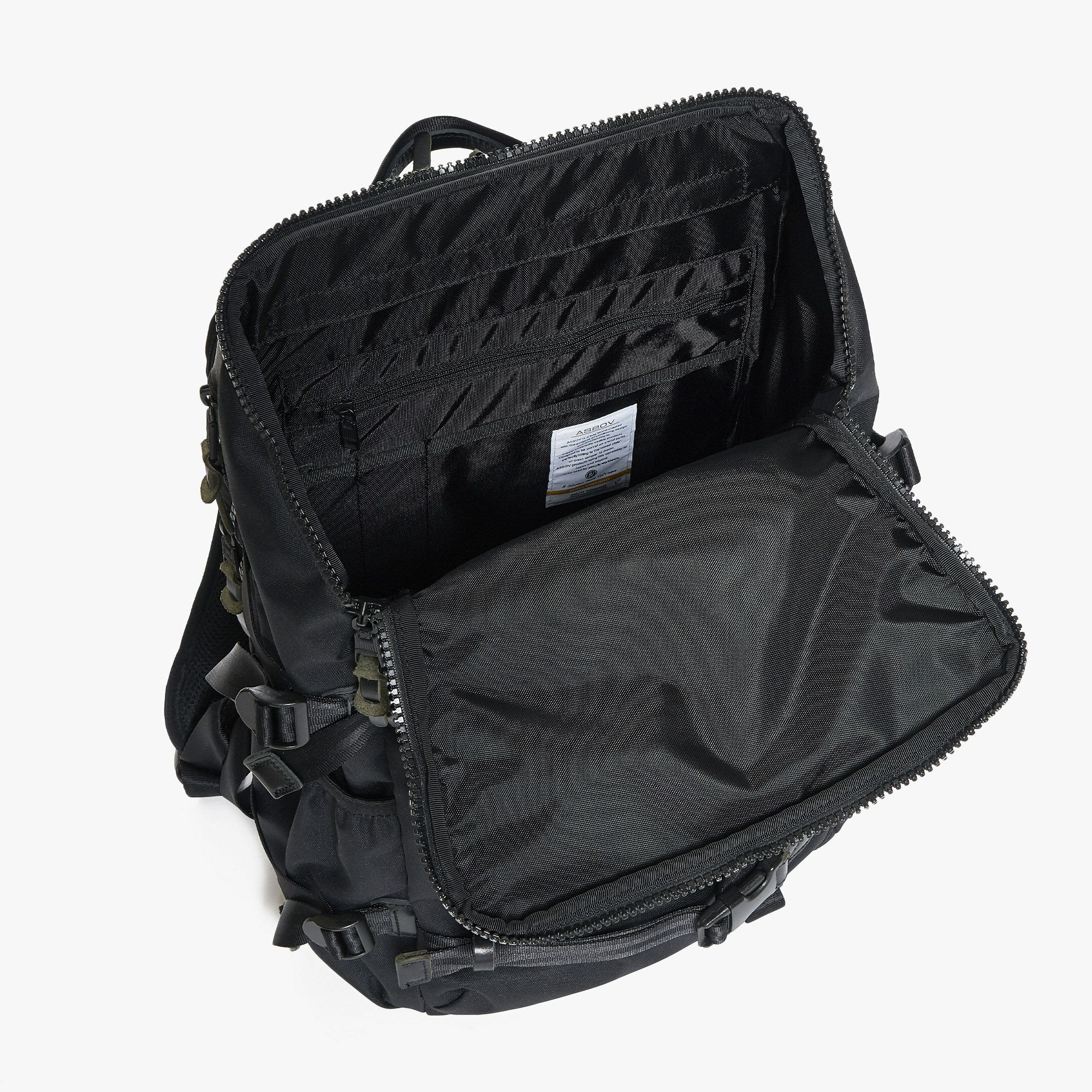 AS2OV アッソブ CORDURA DOBBY 305D コーデュラ ドビー305D ラウンドジップ バックパック 061409