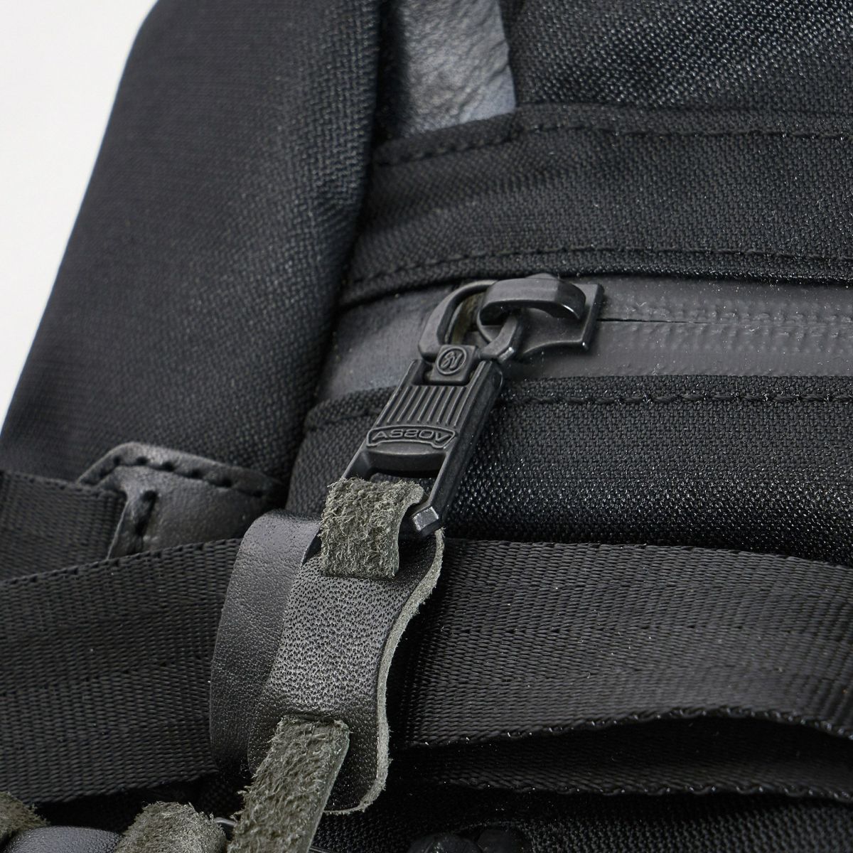 AS2OV アッソブ CORDURA DOBBY 305D コーデュラ ドビー305D ラウンドジップ バックパック 061409