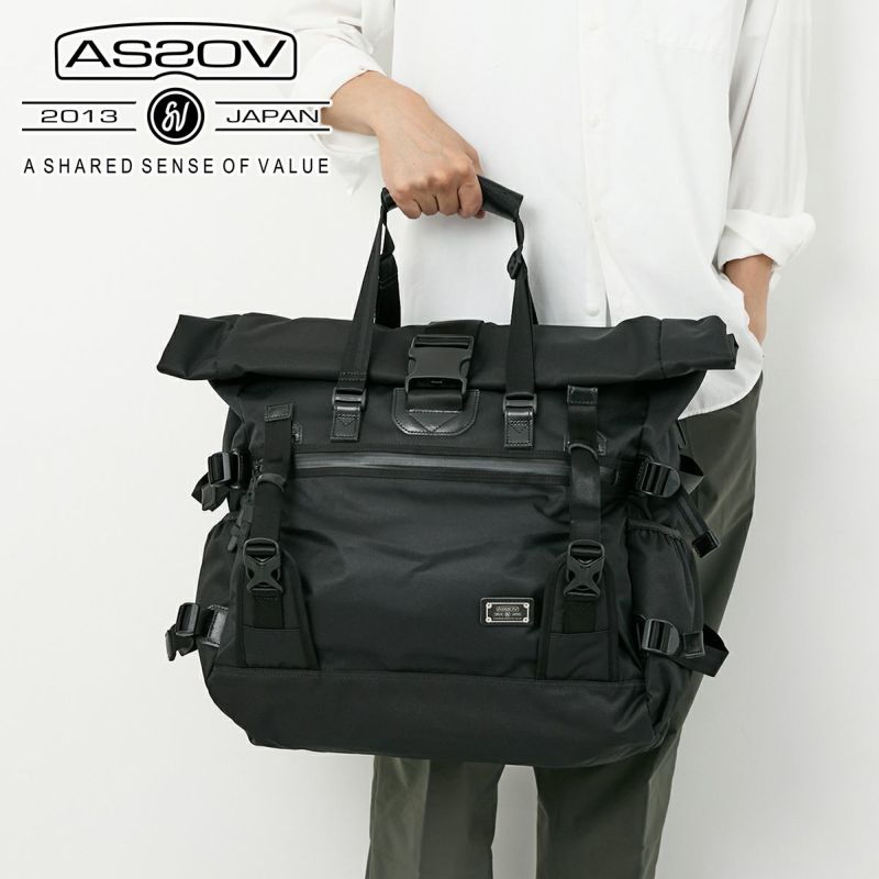 AS2OV アッソブ CORDURA DOBBY 305D コーデュラ ドビー305D 2WAYバッグ 061406