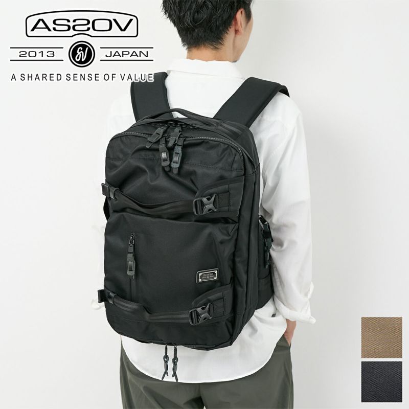 AS2OV アッソブ CORDURA DOBBY 305D コーデュラ ドビー305D 3WAY バックパック S 061405