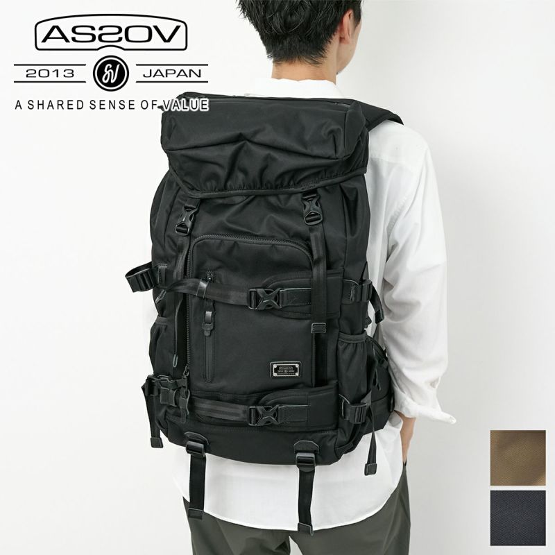 AS2OV アッソブ CORDURA DOBBY 305D コーデュラ ドビー305D バックパック 061400