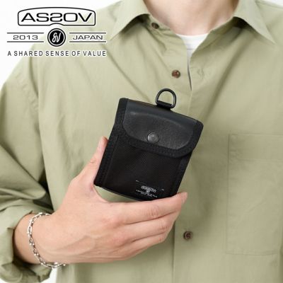AS2OV アッソブ EXCLUSIVE BALLISTIC NYLON バリスティックナイロン コンパクトウォレット 061328