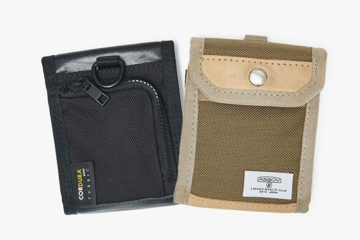 AS2OV アッソブ EXCLUSIVE BALLISTIC NYLON バリスティックナイロン コンパクトウォレット 061328