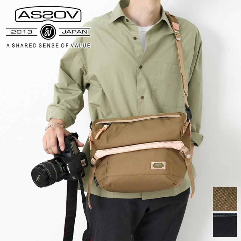 AS2OV アッソブ EXCLUSIVE BALLISTIC NYLON バリスティックナイロン メッセンジャーバッグ 061327