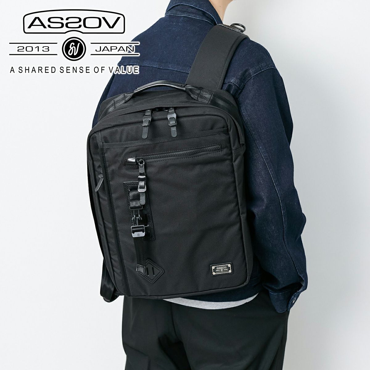 AS2OV アッソブ EXCLUSIVE BALLISTIC NYLON バリスティックナイロン 2WAYバックパック(S) 061320