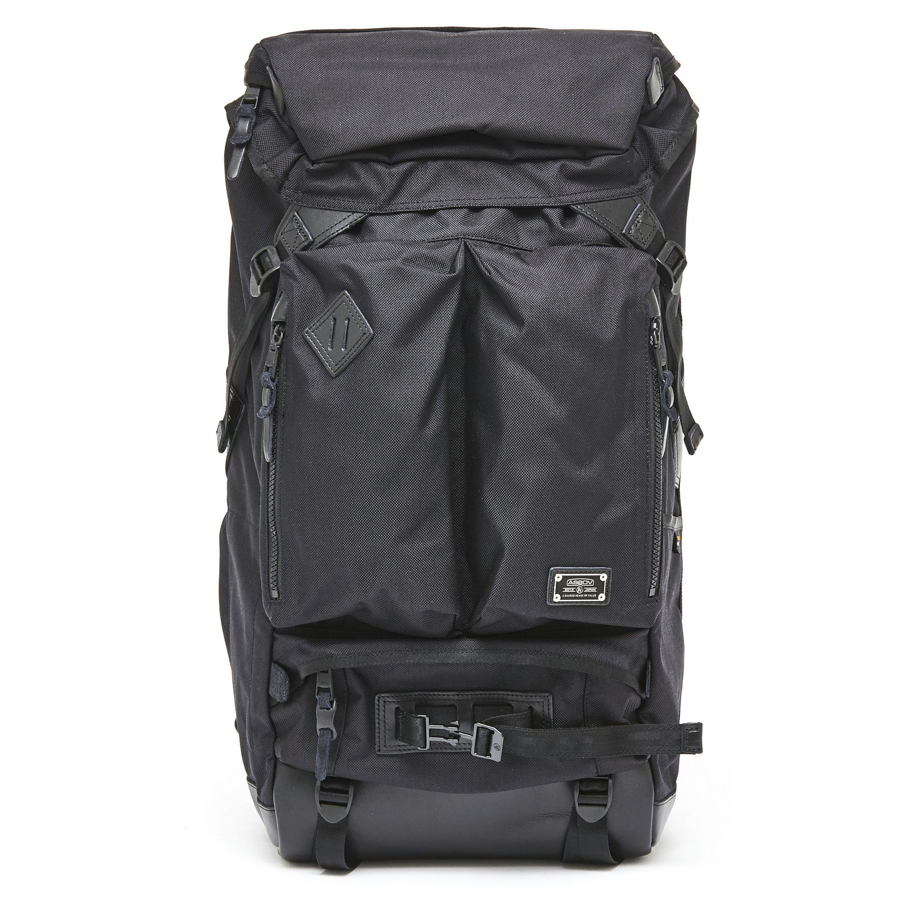 AS2OV アッソブ EXCLUSIVE BALLISTIC NYLON バリスティックナイロン 2ポケット バックパック 061307