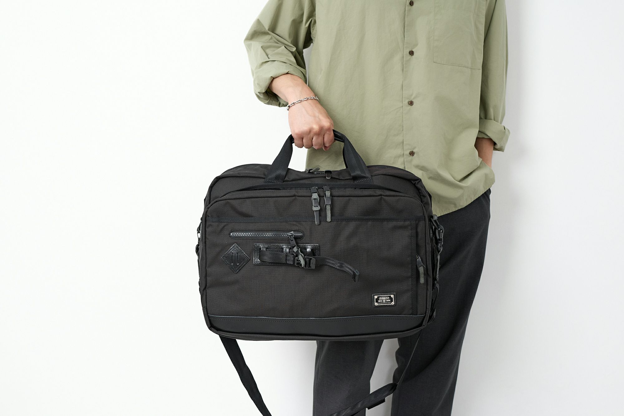 AS2OV アッソブ EXCLUSIVE BALLISTIC NYLON バリスティックナイロン ビジネスバッグ L 061305