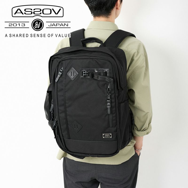 AS2OV アッソブ EXCLUSIVE BALLISTIC NYLON バリスティックナイロン 3WAY バックパック 061300