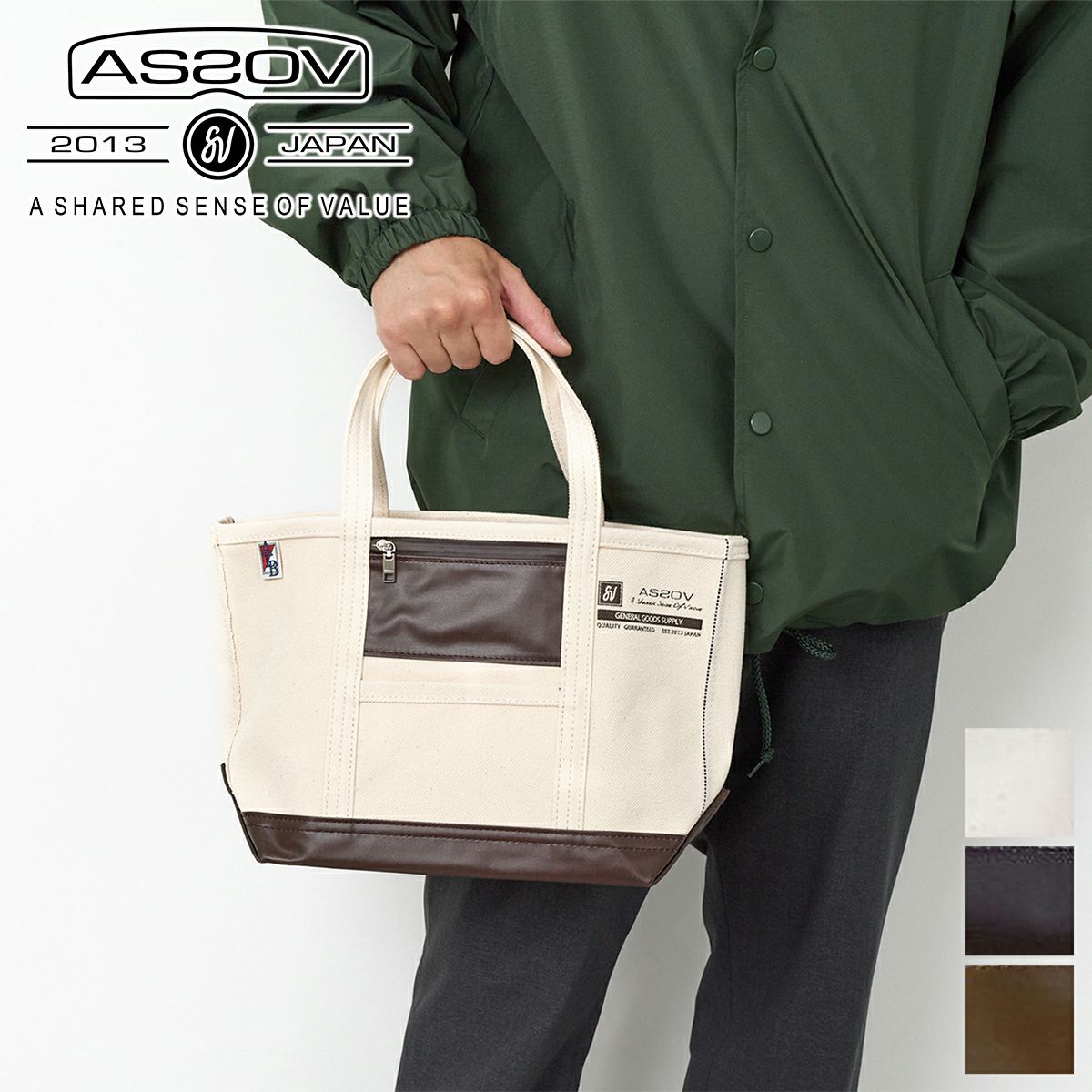 AS2OV アッソブ ALBERTON アルバートン キャンバストート SS 181903