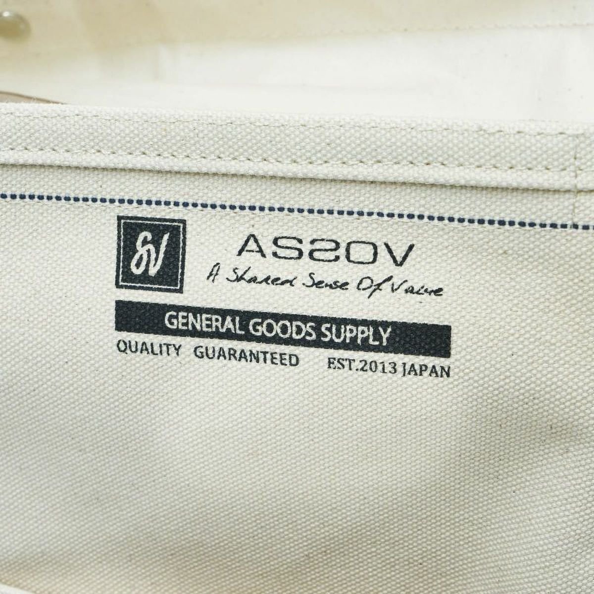 AS2OV アッソブ ALBERTON アルバートン キャンバストート S 181902